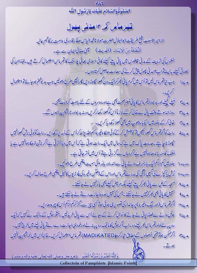 Tharmas Kay 12 Madani Phool.JPG